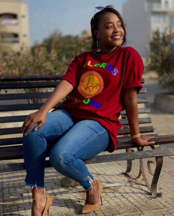 T-shirt colores rouge-1