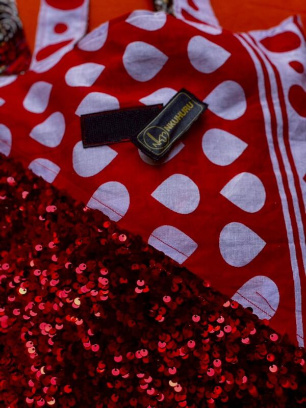 Tote bag réversible shiromani + wax rouge imprimé-2
