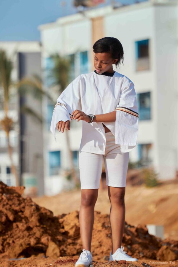 Veste tartib blanc