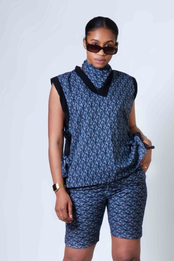 Ensemble débardeur + short assortie dinero-2