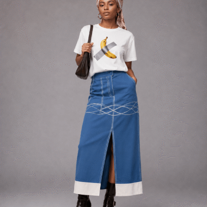 Tee-shirt Banana blanc